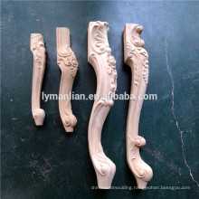 Furniture parts unpainted wooden furniture legs sofa foot